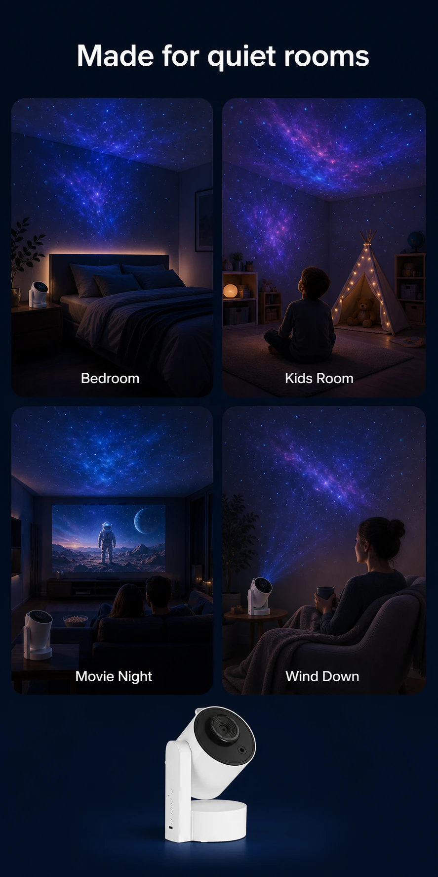 SK3 Pro galaxy projector for bedrooms movie nights and gifts