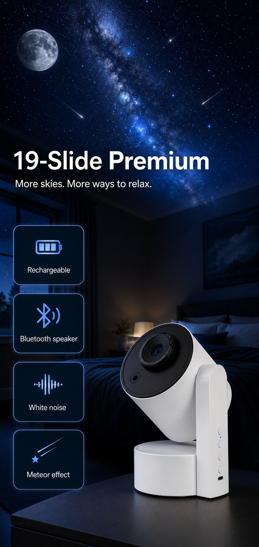 19-slide Premium set features